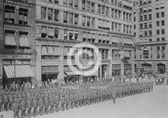 9th Coast Defence in Union Sq., between c1915 and c1920. Creator: Bain News Service.