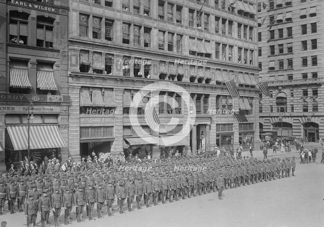 9th Coast Defence in Union Sq., between c1915 and c1920. Creator: Bain News Service.