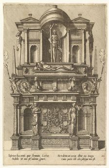 Cœnotaphiorum (21), 1563. Creators: Johannes van Doetecum I, Lucas van Doetecum