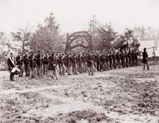 Co. A, 30th Pennsylvania Infantry, Camp Mott Hooton, 1861-65. Creator: Unknown