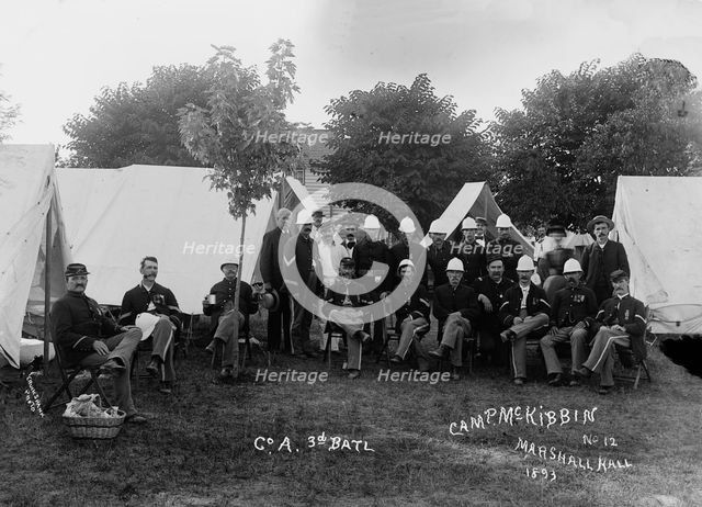 Co. A. 3d Batl., 1893. Creator: Unknown.
