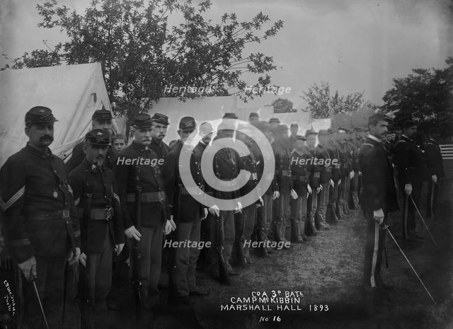 Co. A. 3rd Batl., 1893. Creator: Unknown.