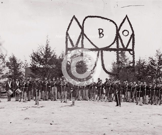 Co. B, 30th Pennsylvania Infantry, 1861-65. Creator: Unknown.