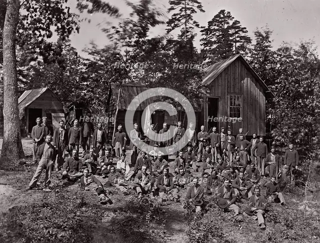 Co. D, 21st Michigan Infantry. Sherman's Volunteers, 1861-65. Creator: Unknown.