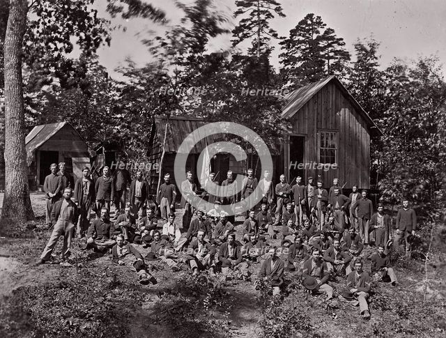 Co. D, 21st Michigan Infantry. Sherman's Volunteers, 1861-65. Creator: Unknown.