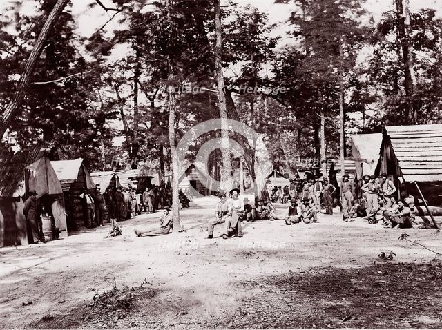 Co. E, 21st Michigan Infantry. Sherman's Volunteers, 1861-65. Creator: Unknown.