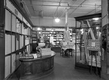Co-op drapery department, Barnsley, South Yorkshire, 1956. Creator: Michael Walters