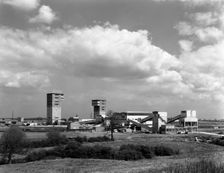Cotgrave Colliery, Nottinghamshire, 1963. Creator: Michael Walters
