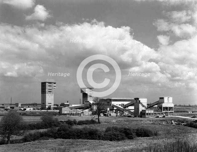 Cotgrave Colliery, Nottinghamshire, 1963.  Creator: Michael Walters.