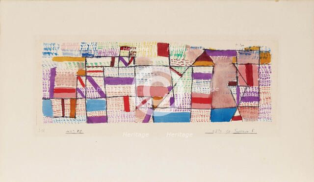 Côte de Provence 5, 1927. Creator: Klee, Paul (1879-1940).