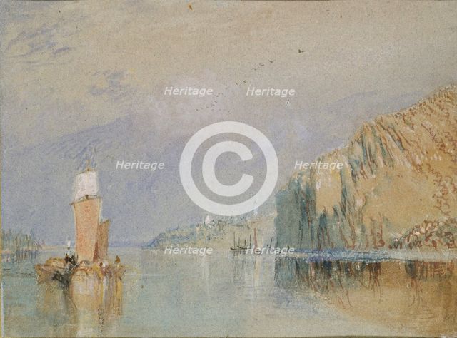 Coteaux de Mauves, c1830. Artist: JMW Turner.
