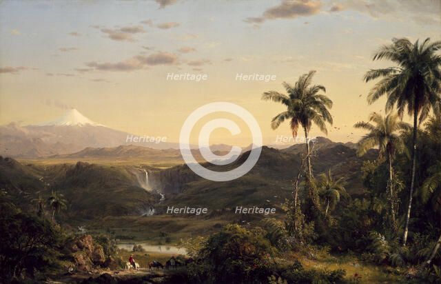 Cotopaxi, 1855. Artist: Church, Frederic Edwin (1826-1900)