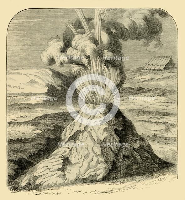 'Cotopaxi in Eruption in 1743', 1881. Creator: Unknown.