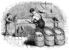 Cotton manufacture, c1845