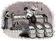 Cotton manufacture, c1845
