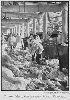 Cotton Mill, Greensboro, South Carolina, 1911. Creator: Unknown