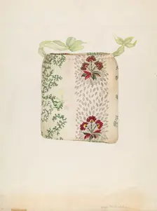 Cotton Bag, c. 1937. Creator: Hazel Sheckler