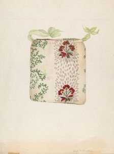 Cotton Bag, c. 1937. Creator: Hazel Sheckler