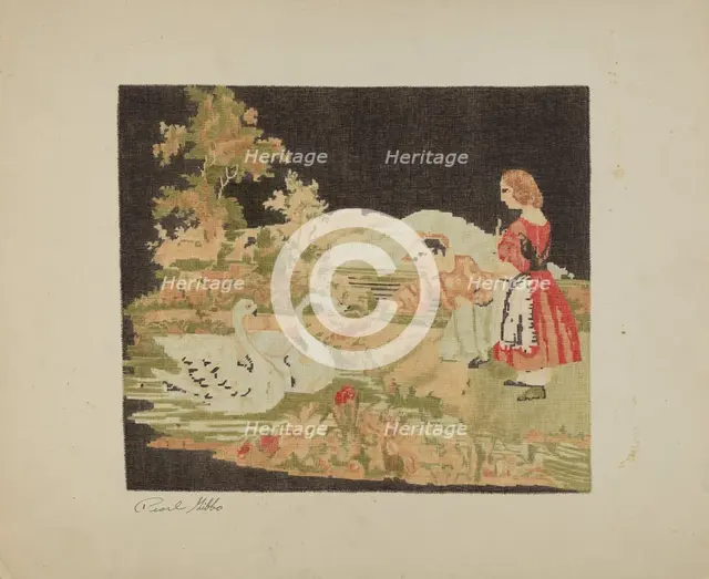 Cotton Cloth, c. 1939. Creator: Pearl Gibbo.
