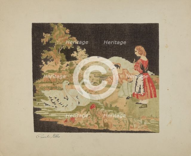 Cotton Cloth, c. 1939. Creator: Pearl Gibbo.