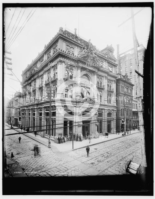 Cotton Exchange, New Orleans, between 1890 and 1901. Creator: Unknown.