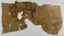Cotton Fragment, Coptic, 4th-7th century. Creator: Unknown