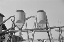Cotton gin detail, Vicinity of Moundville, Alabama, 1936. Creator: Walker Evans