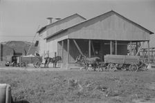 Cotton gin, Hale County, Alabama, 1936. Creator: Walker Evans