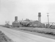 Cotton gin, Robstown, Texas, 1936. Creator: Dorothea Lange