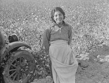 Cotton picker, Southern San Joaquin Valley, California, 1936. Creator: Dorothea Lange