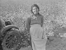 Cotton picker, Southern San Joaquin Valley, California, 1936. Creator: Dorothea Lange