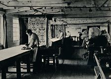Cotton Printing at Merton Abbey Works c1884. Creator: Unknown