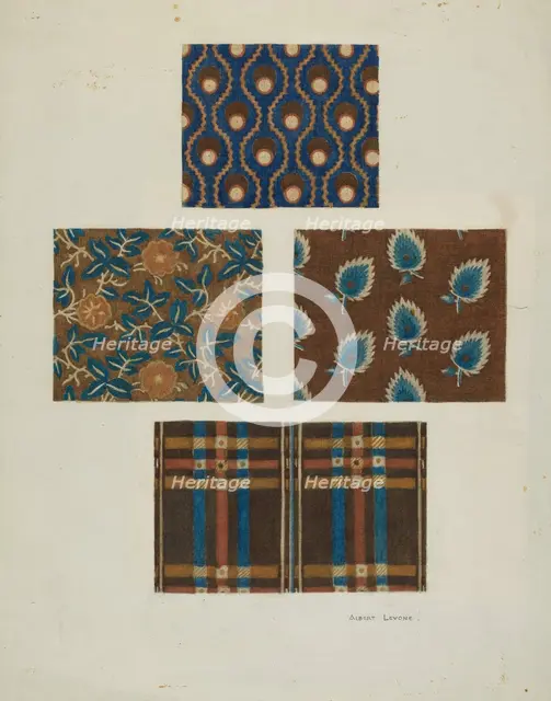 Cotton Prints, 1935/1942. Creator: Albert J. Levone.