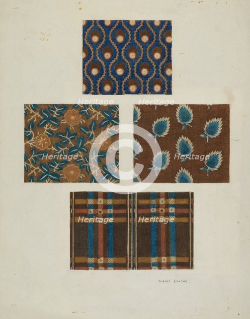 Cotton Prints, 1935/1942. Creator: Albert J. Levone.