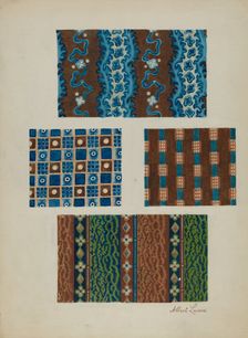 Cotton Prints, c. 1937. Creator: Albert J. Levone