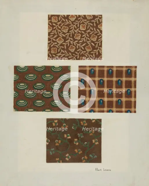 Cotton Prints, c. 1939. Creator: Albert J. Levone.