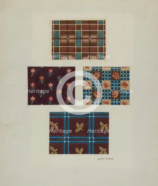 Cotton Prints, c. 1939. Creator: Albert J. Levone.