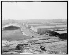 Cotton shed, Memphis Warehouse Co., Memphis, Tenn., between 1900 and 1915. Creator: Unknown