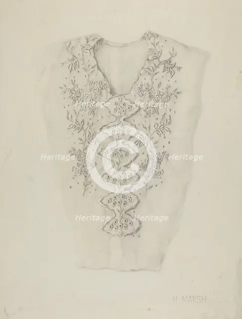 Cotton Vestie, 1935/1942. Creator: Herbert Marsh.