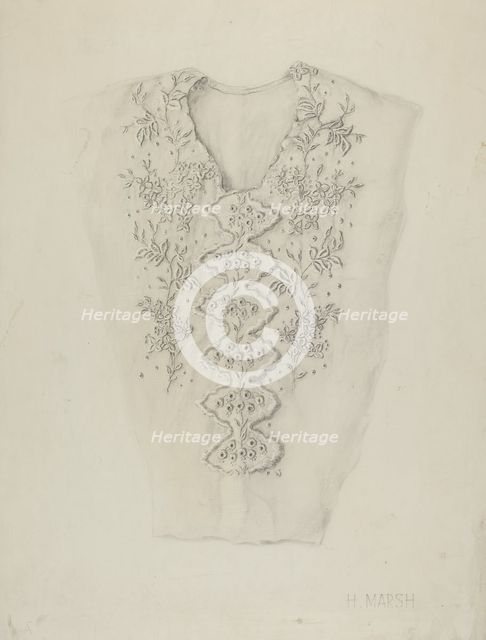Cotton Vestie, 1935/1942. Creator: Herbert Marsh.