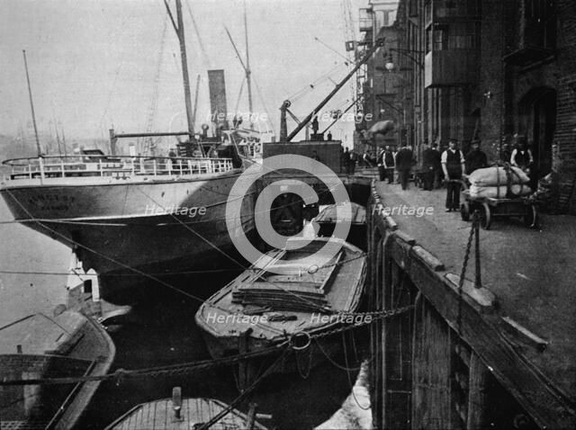 Cotton's Wharf, Tooley Street, London, c1900 (1901). Artist: Unknown.
