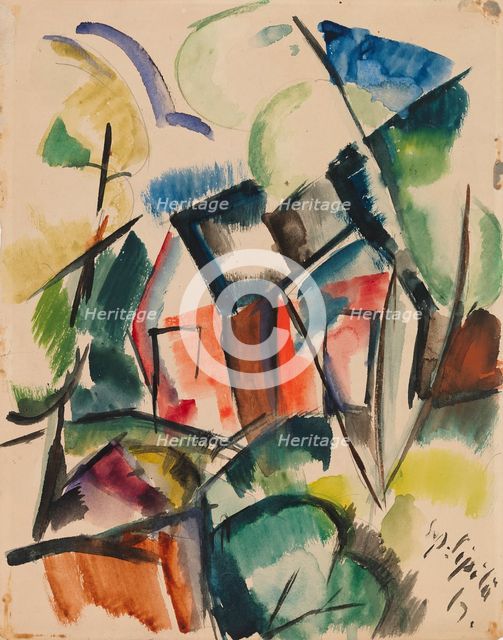Cottage, 1917. Creator: Sulho Sipila.