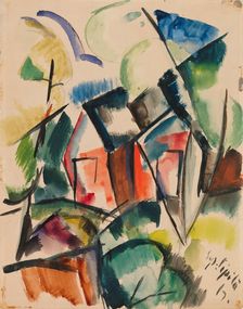 Cottage, 1917. Creator: Sulho Sipila