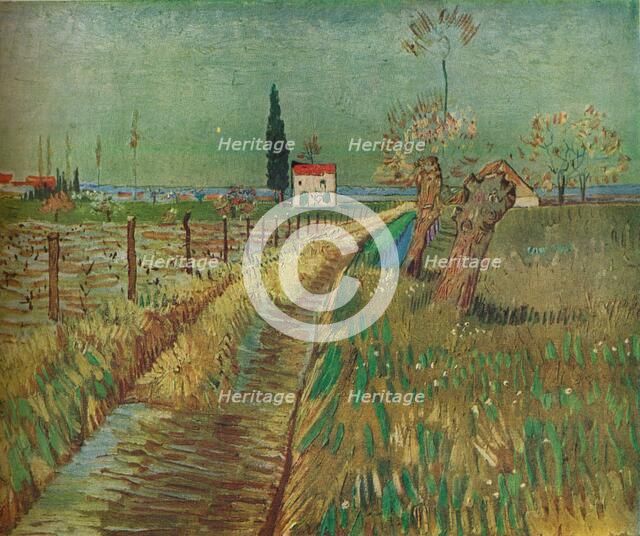 'Cottage Among Fields', c1890. Artist: Vincent van Gogh.