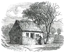 Cottage at Dragley Beck, in which Sir John Barrow was born, 1850. Creator: Unknown
