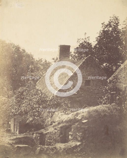 Cottage at Jersey, 1855. Creator: Joseph Cundall.