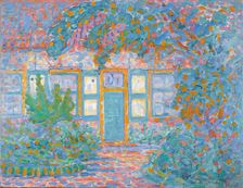 Cottage at sun light