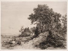 Cottage by the Sea. Creator: Hendrik Dirk Kruseman van Elten (American, 1829-1904)