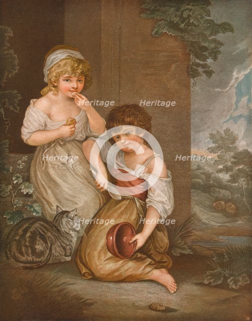 Cottage Children (Hobbinol and Gandaretta), c1883, (1903). Artist: DW Tomkins