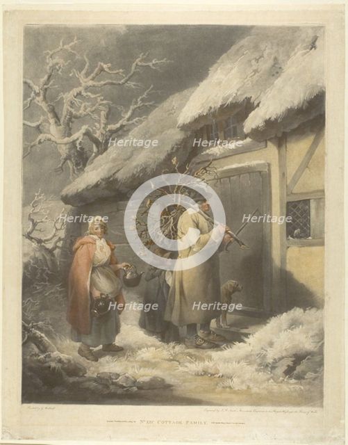 Cottage Family, c. 1791. Creator: John Raphael Smith.